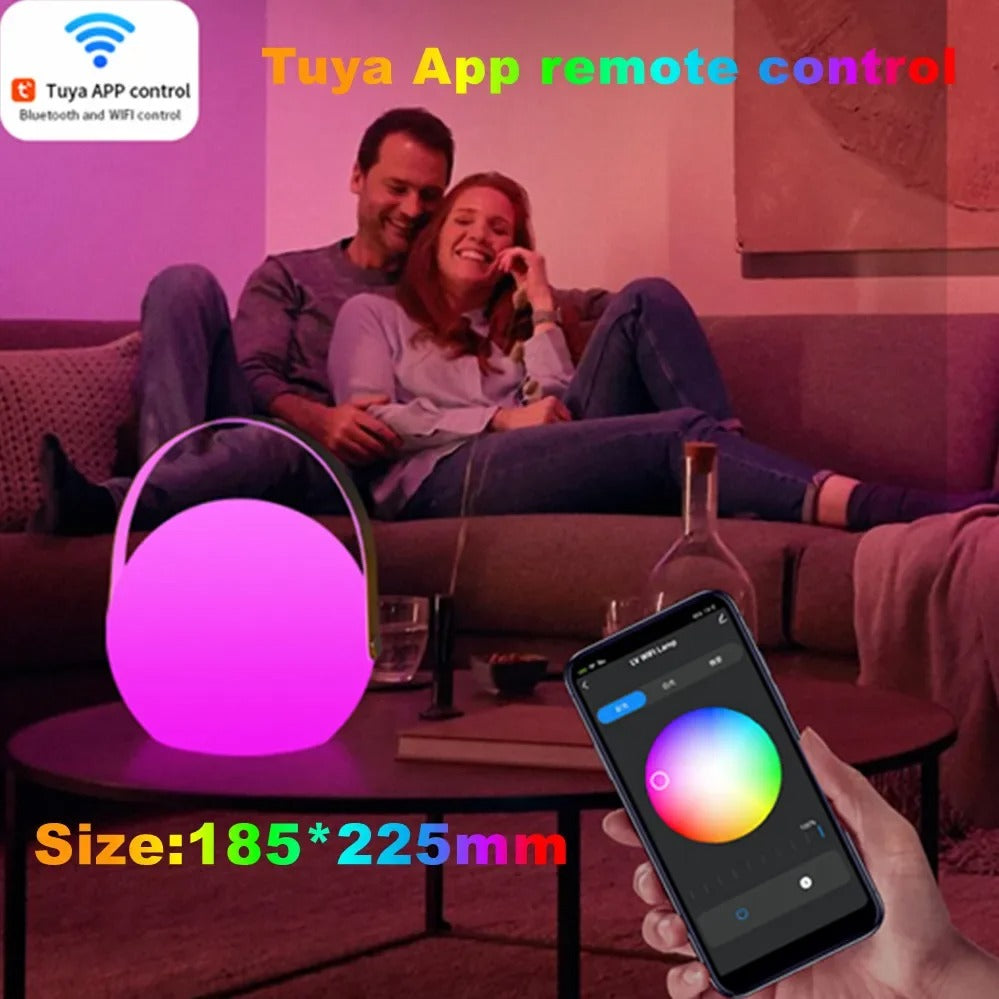 portable waterproof cordless table lamp remote control