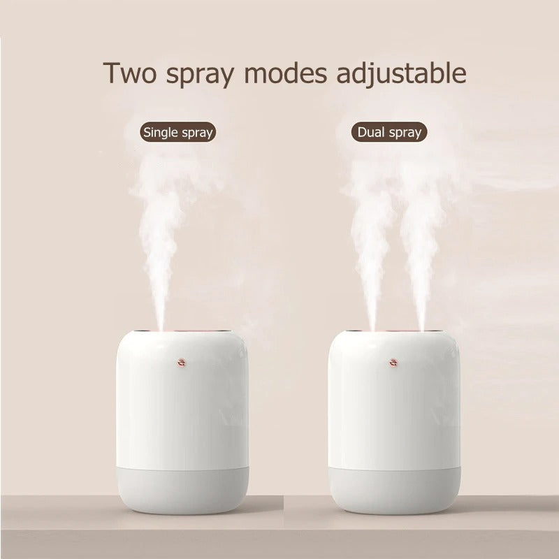 HydraPur UV Air Humidifier: A compact, portable device offering silent operation, UV sterilization, and cool mist humidification for clean, healthy air.