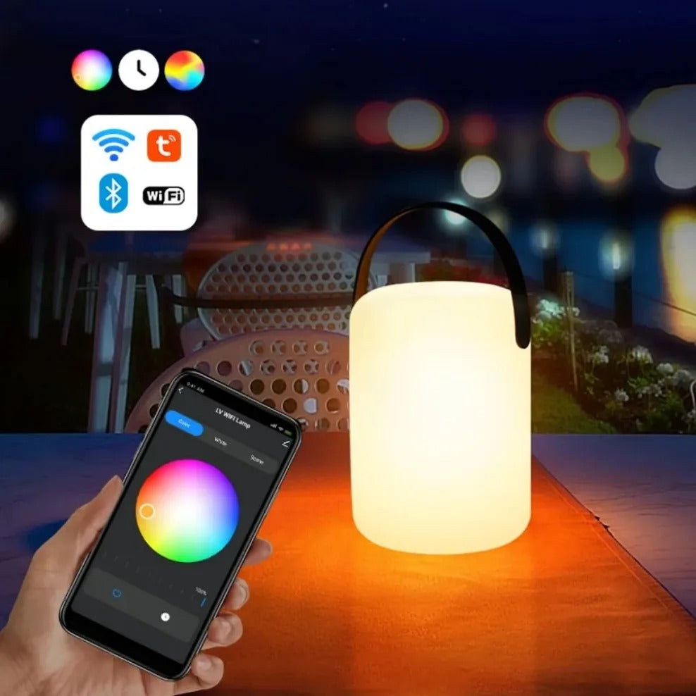 portable waterproof cordless table lamp remote control