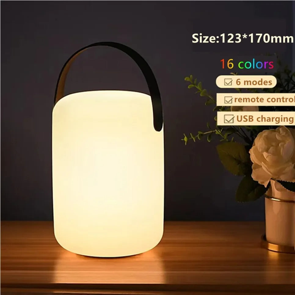 portable waterproof cordless table lamp remote control