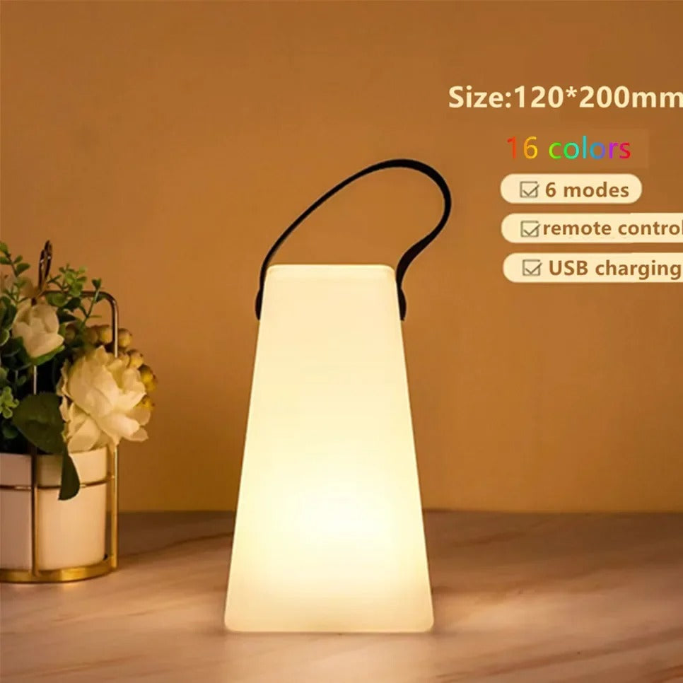 portable waterproof cordless table lamp remote control