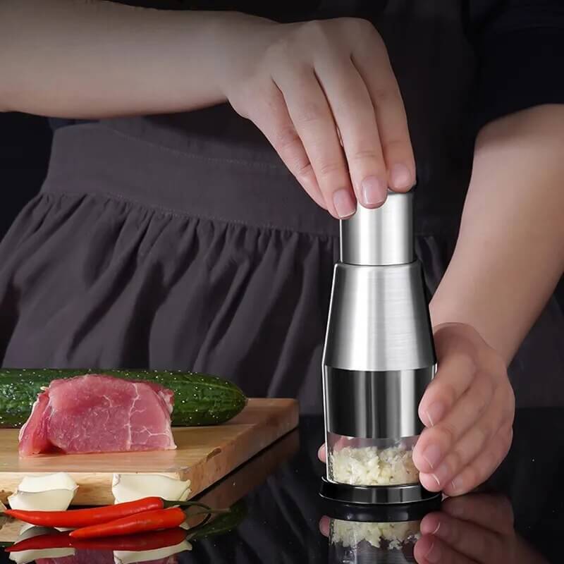 chef chop pro manual stainless steel vegetable chopper food prep