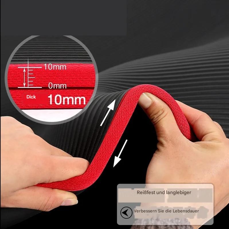 fleximat extra thick non slip yoga mat comfort stability