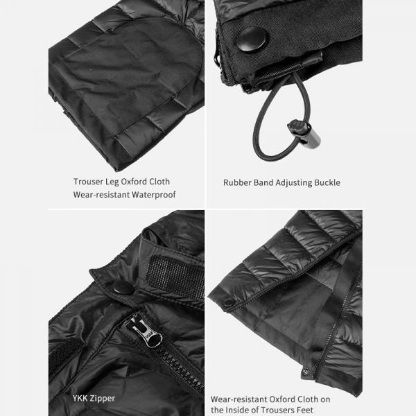 premium outdoor thermal goose down waterproof windproof winter pants