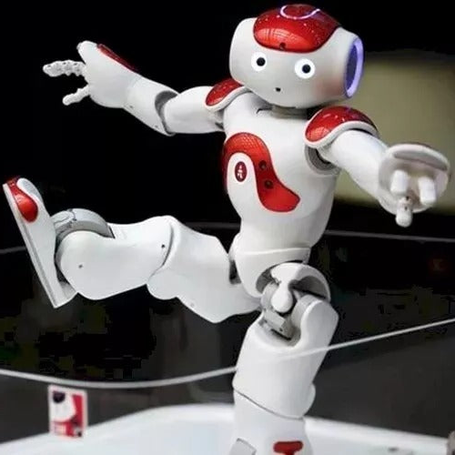 high tech artificial intelligence robot