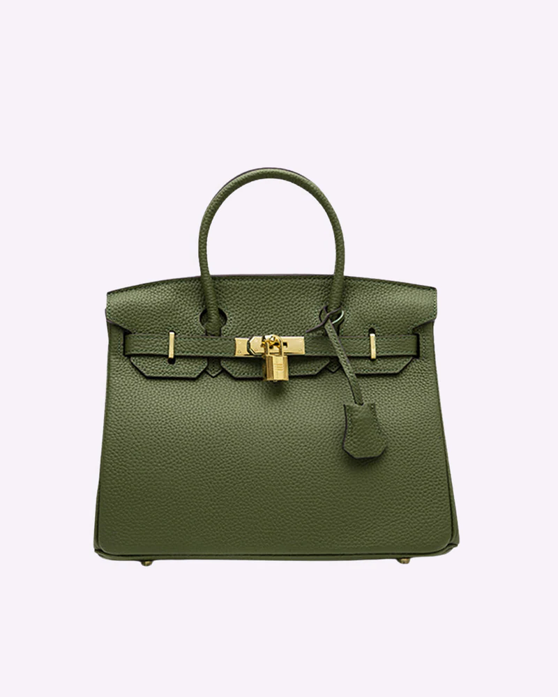 luxury leather tote bag elegant versatile work travel everyday