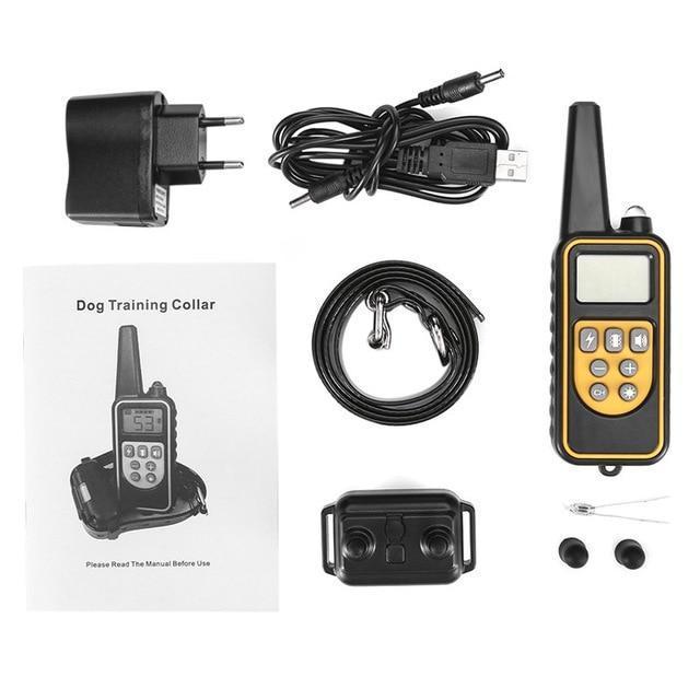 waterproof dog training collar remote adjustable behavior correction