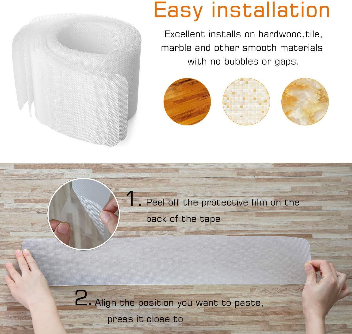 clear non slip stair tread strips indoor safety tape