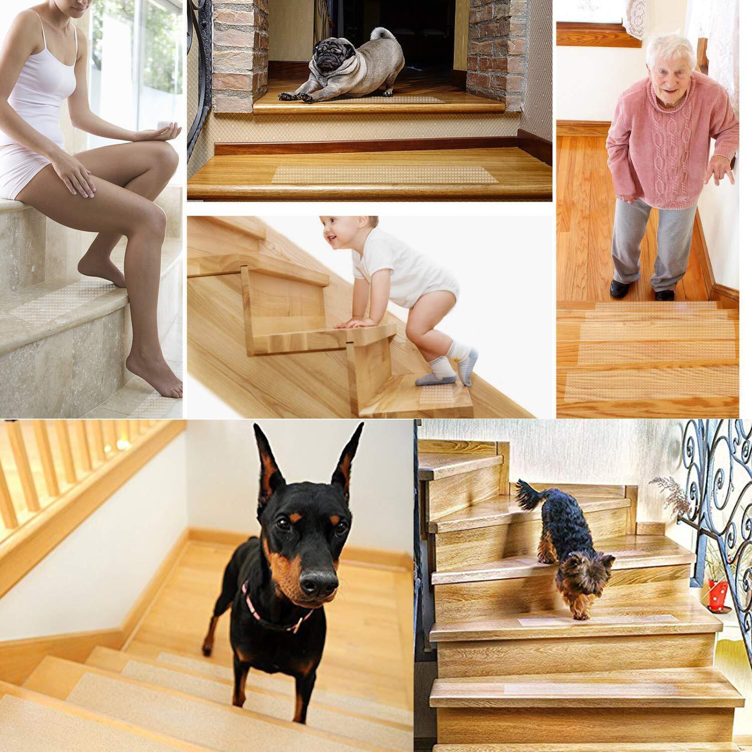 clear non slip stair tread strips indoor safety tape