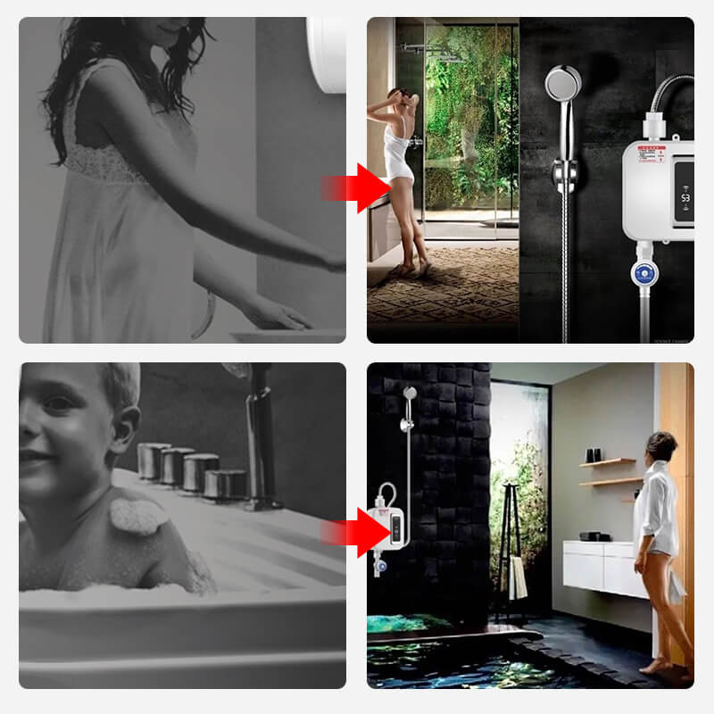 instant tankless electric water heater unlimited hot water space savin