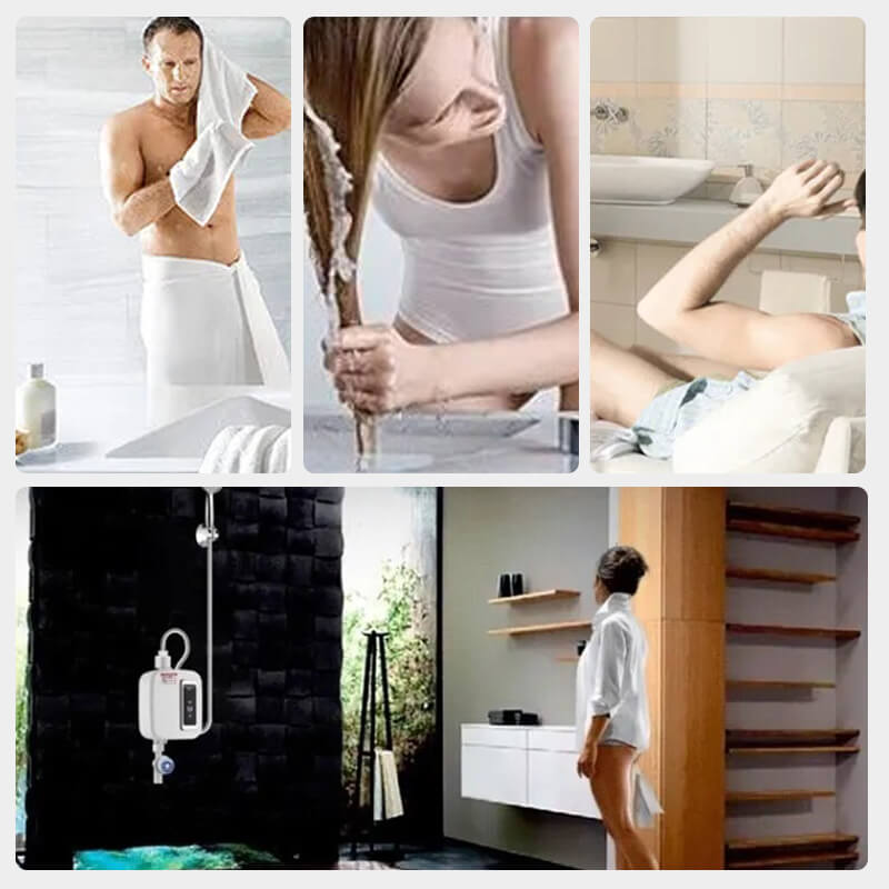 instant tankless electric water heater unlimited hot water space savin