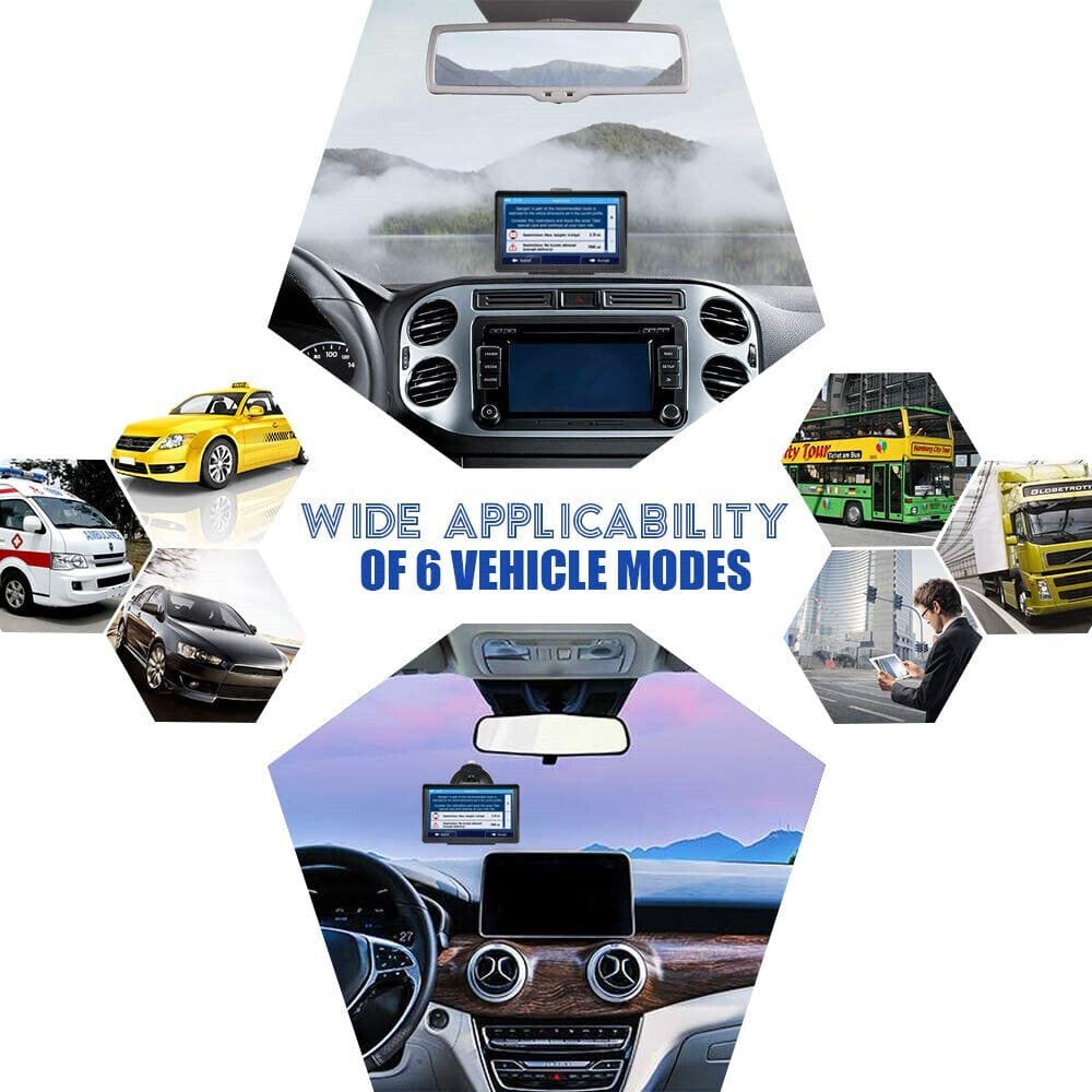 7 gps navigation system 2025 upgraded sat nav cars trucks