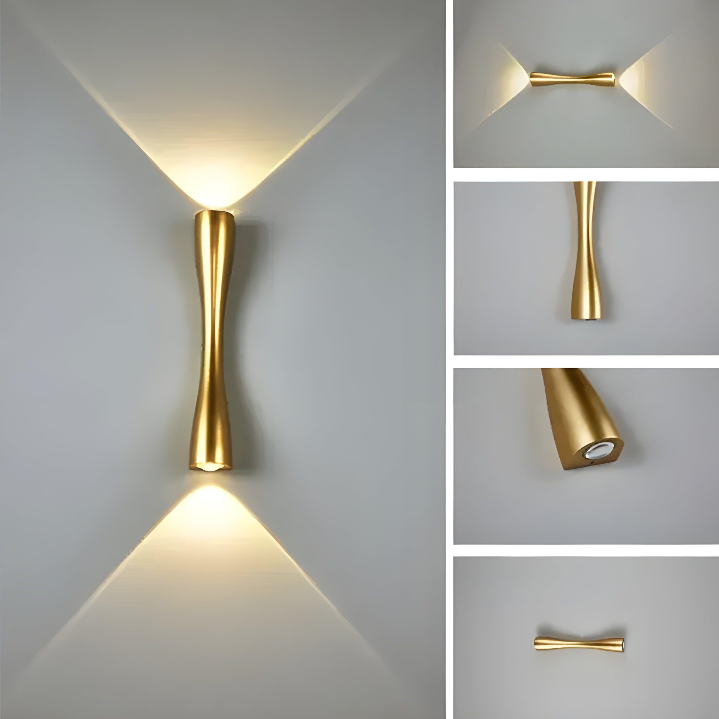 luxepath minimalist led wall light waterproof indoor outdoor
