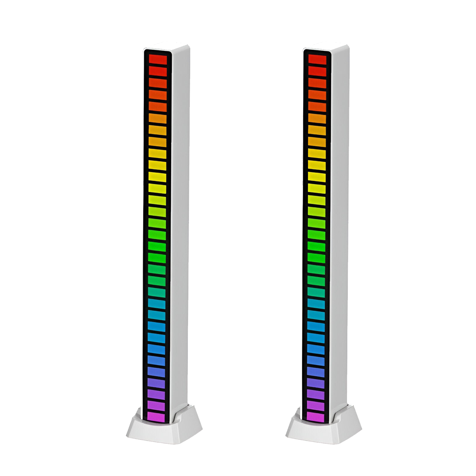 smart sound activated rgb light bar music sync led lighting